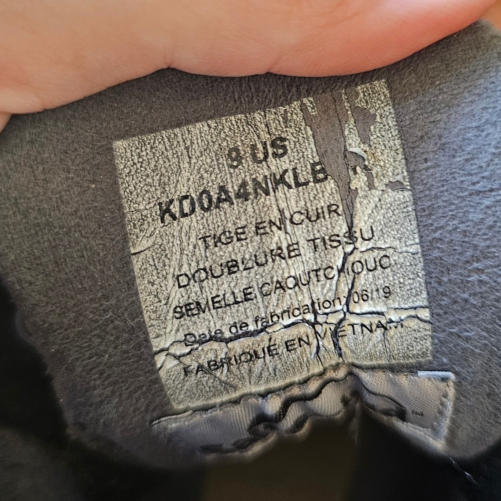 Kodiak Canada Womens mahone Waterproof Leather Combat Boots Black Size 9 3M - Picture 7 of 8